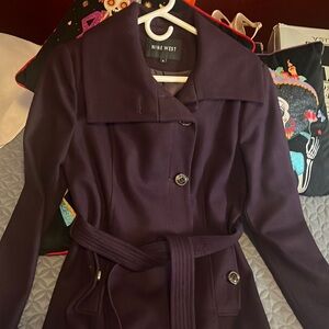 Purple Nine West coat